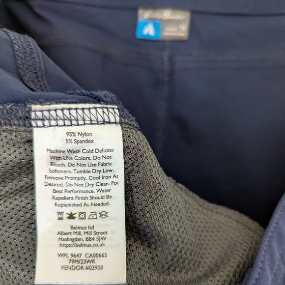 Eddie Bauer Guide Pro Womens Size 14 Blue Shorts - Picture 4 of 5